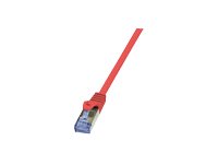 Logilink Patchkabel CAT6A S/FTP AWG26 PIMF 0,25m rot (CQ3014S)