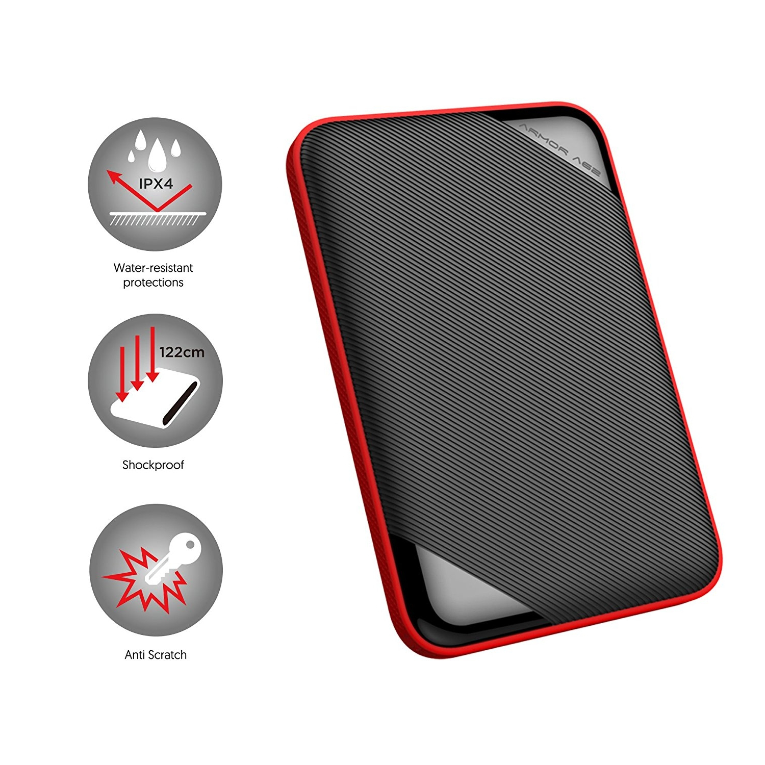 Silicon Power Armor A62 - Festplatte - 5 TB - extern (tragbar), Ansicht 4