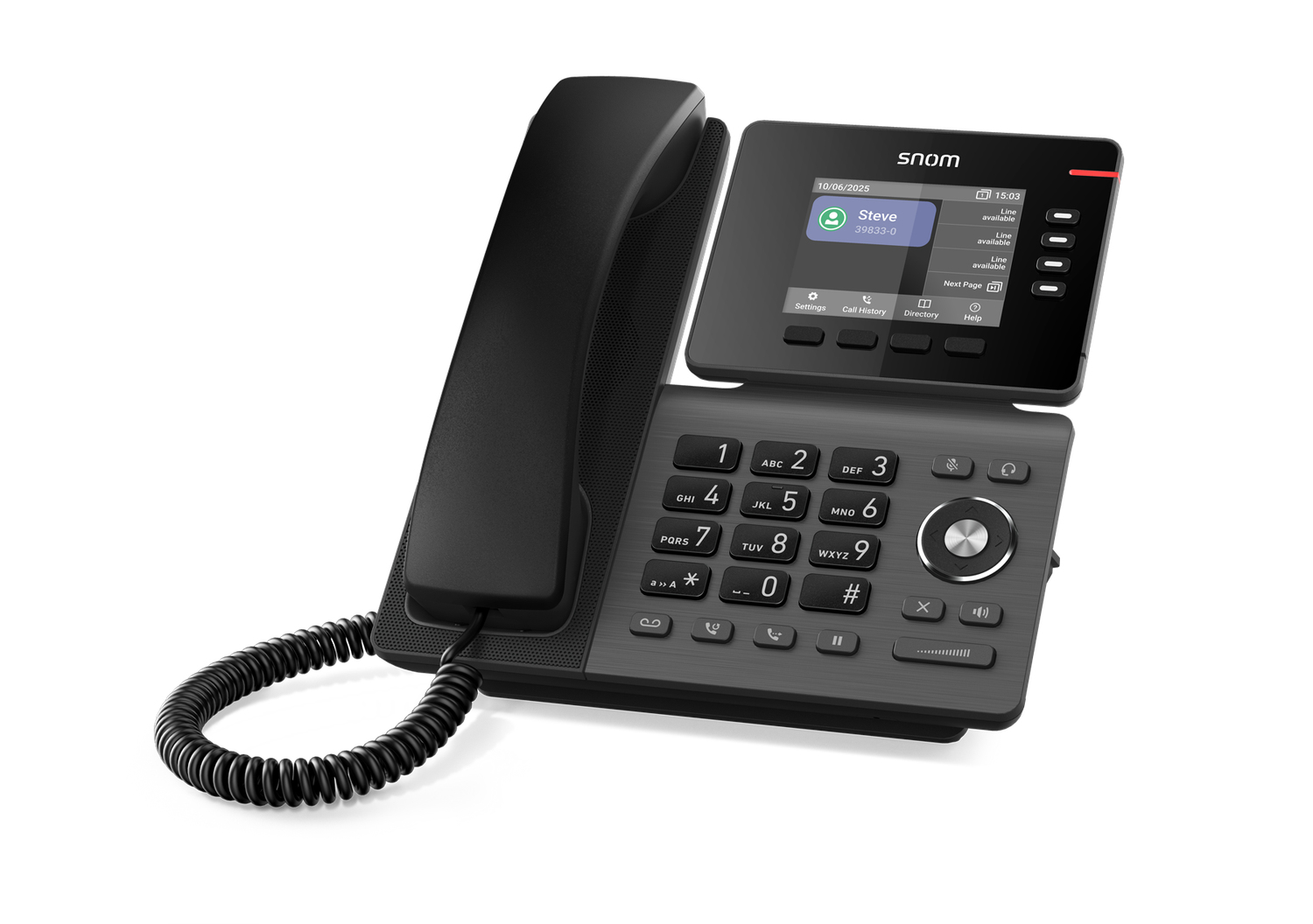 Snom Telefon D810W - VoIP-Telefon - Voice-Over-IP, Ansicht 3