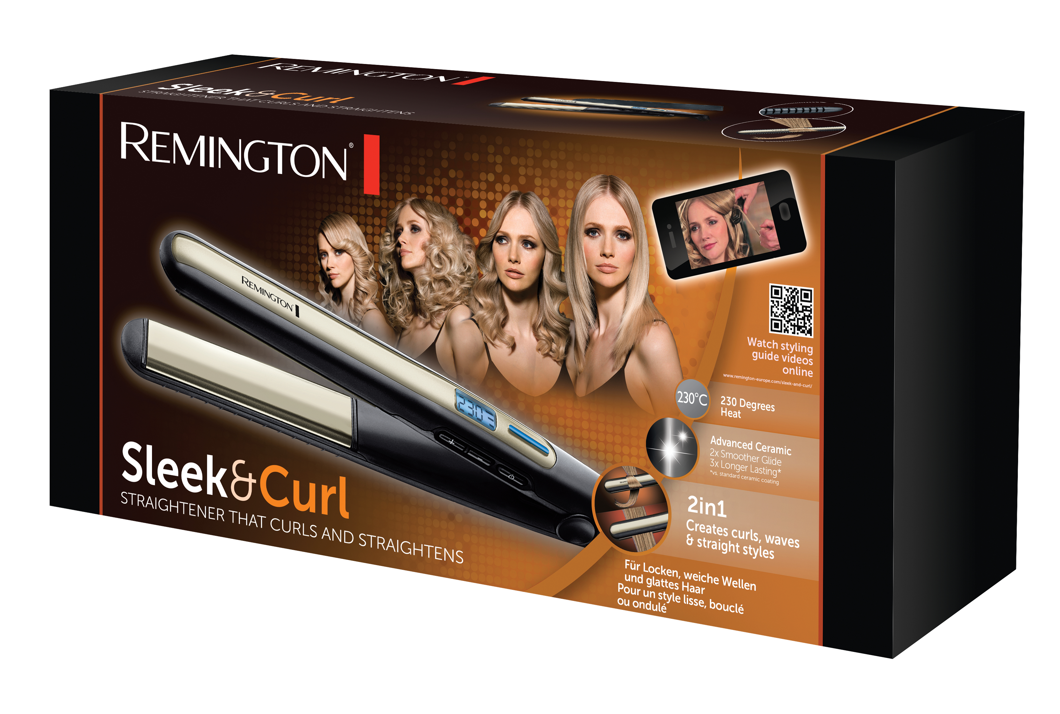 Remington Style Inspirations S6500 Sleek & Curl Straightener, Ansicht 2