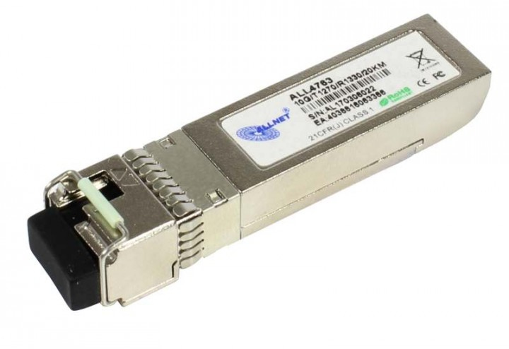 ALLNET SFP+-Transceiver-Modul - 10GbE - über Glasfaser - LC Single-Modus - bis zu 20 km - 1270 (TX), Ansicht 3