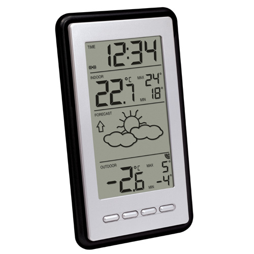 technoTrade Techno Line WS 9130-IT - Wetterstation - Schwarz, Ansicht 2
