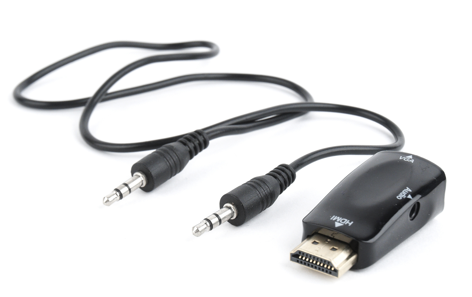 Gembird Cablexpert - Videokonverter - HDMI - VGA - Schwarz, Ansicht 2
