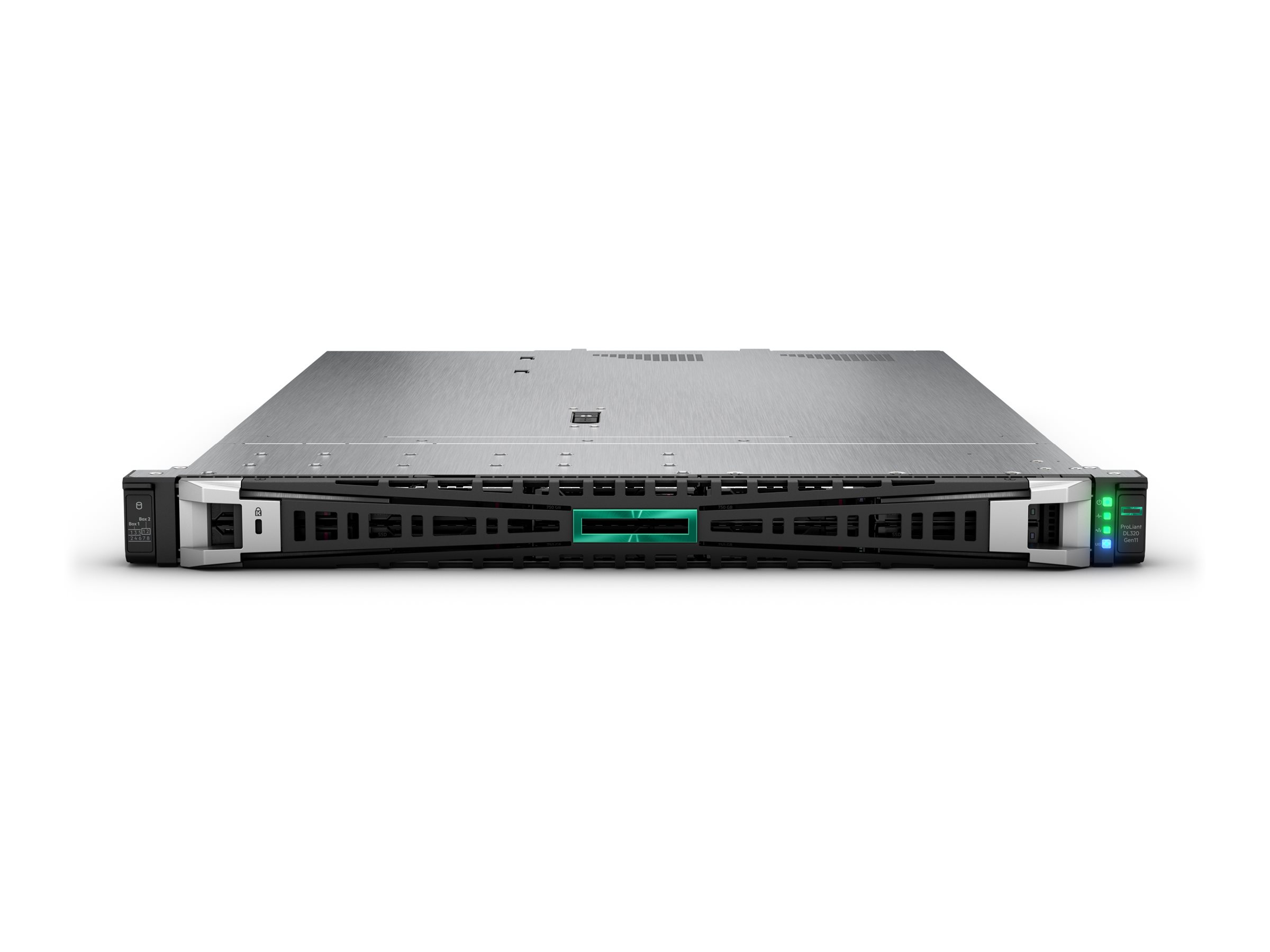 HPE ProLiant DL320 Gen11 - Server - Rack-Montage - 1U - zweiweg - 1 x Xeon Silver 4510 / 2.4 GHz - RAM 64 GB - SATA/SAS/NVMe - Hot-Swap 6.4 cm (2.5")
