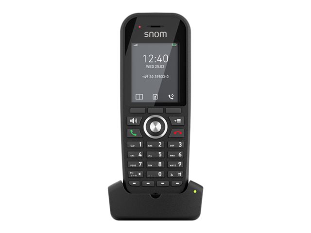 Snom M30 IP DECT Handset EU - DECT-Telefon - Kabelloses Mobilteil - Freisprecheinrichtung - Schwarz