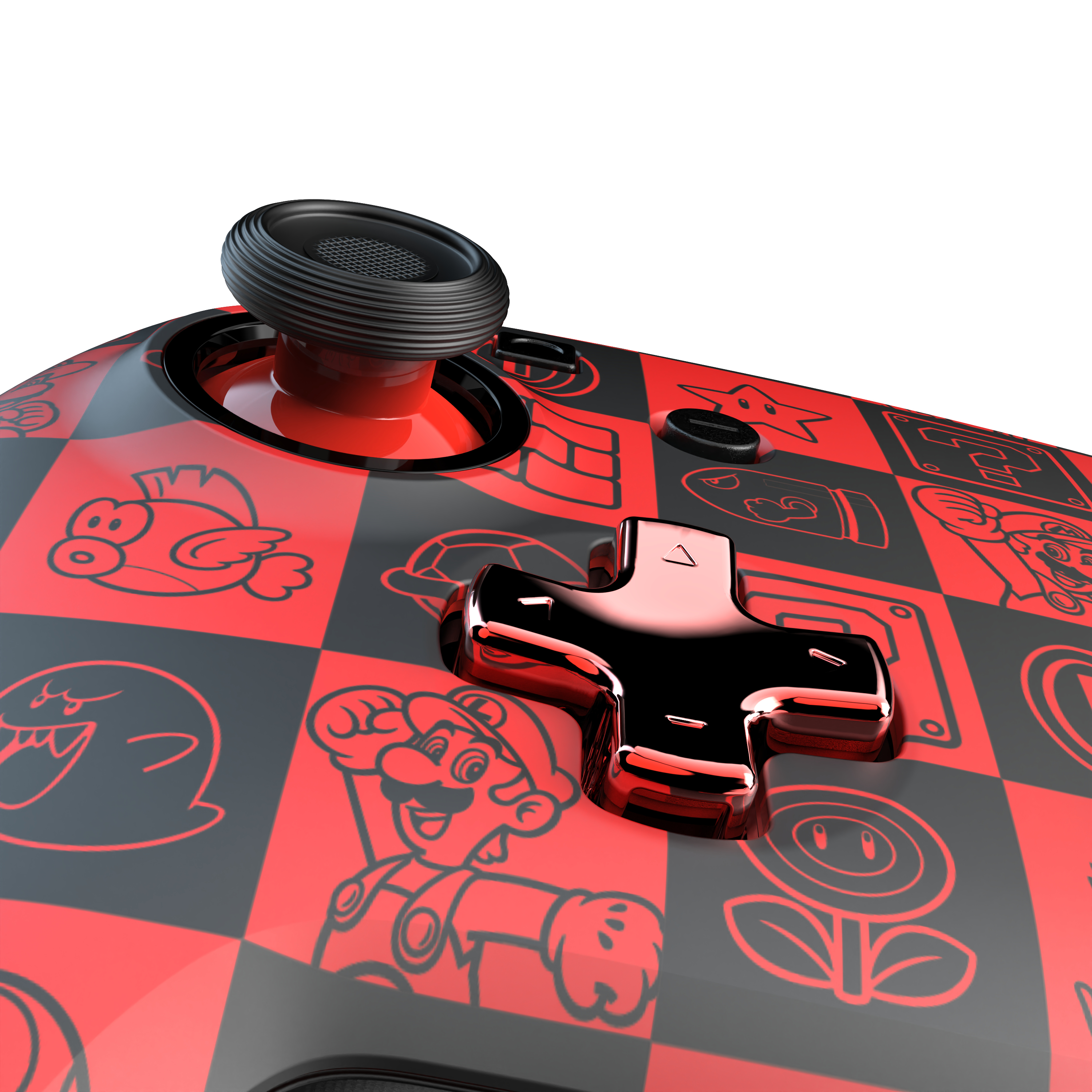 PDP REMATCH GLOW - Gamepad - Nintendo Switch - Nintendo Switch OLED - Kabellos - 9,14 m - Super Icon, Ansicht 3