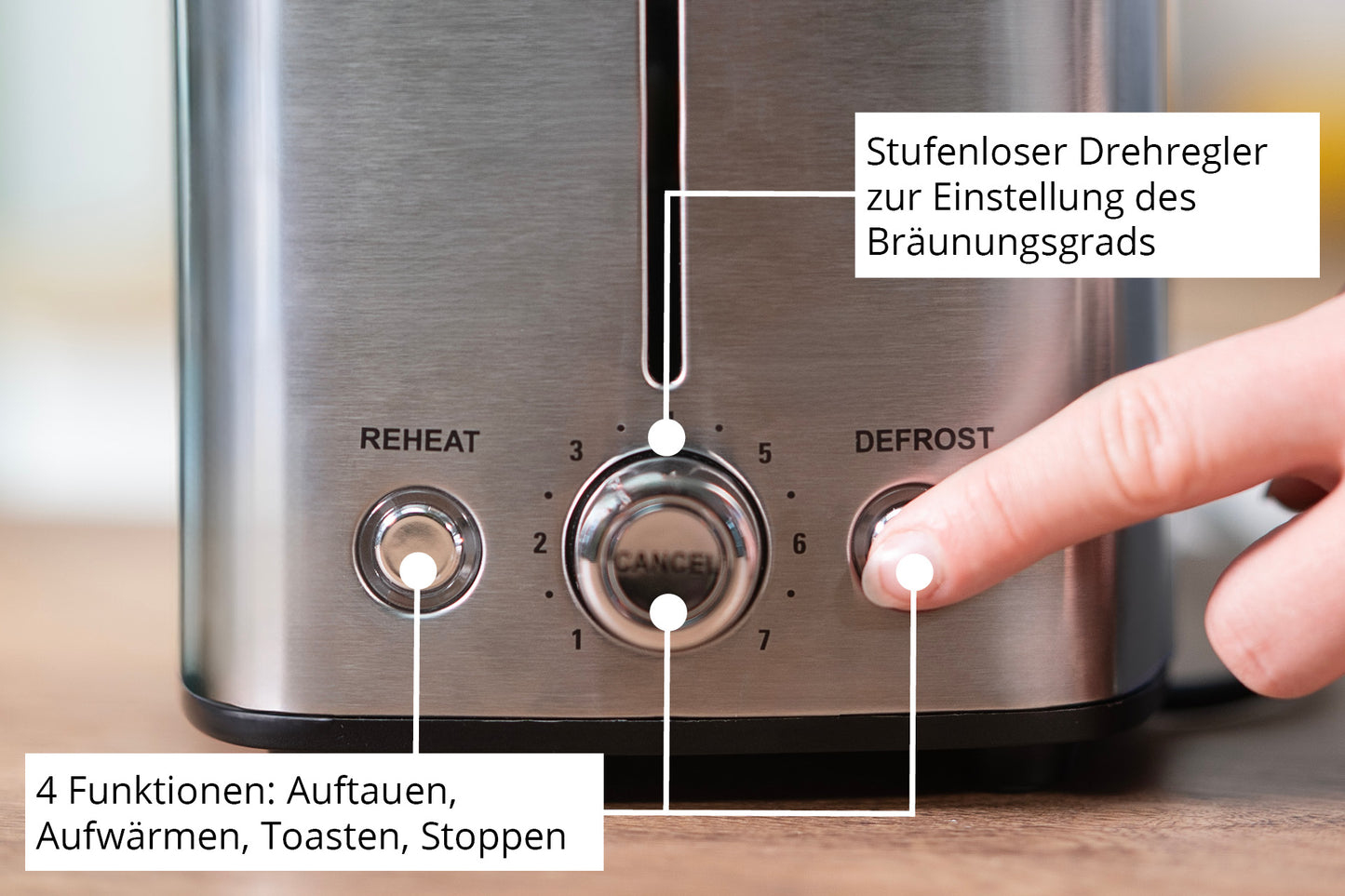 UNOLD 38266 Toaster Tom, Ansicht 4