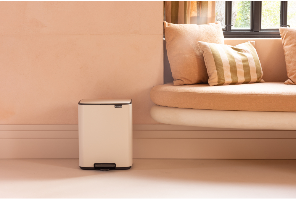 Brabantia Treteimer Bo 12 Liter Soft Beige, Ansicht 3