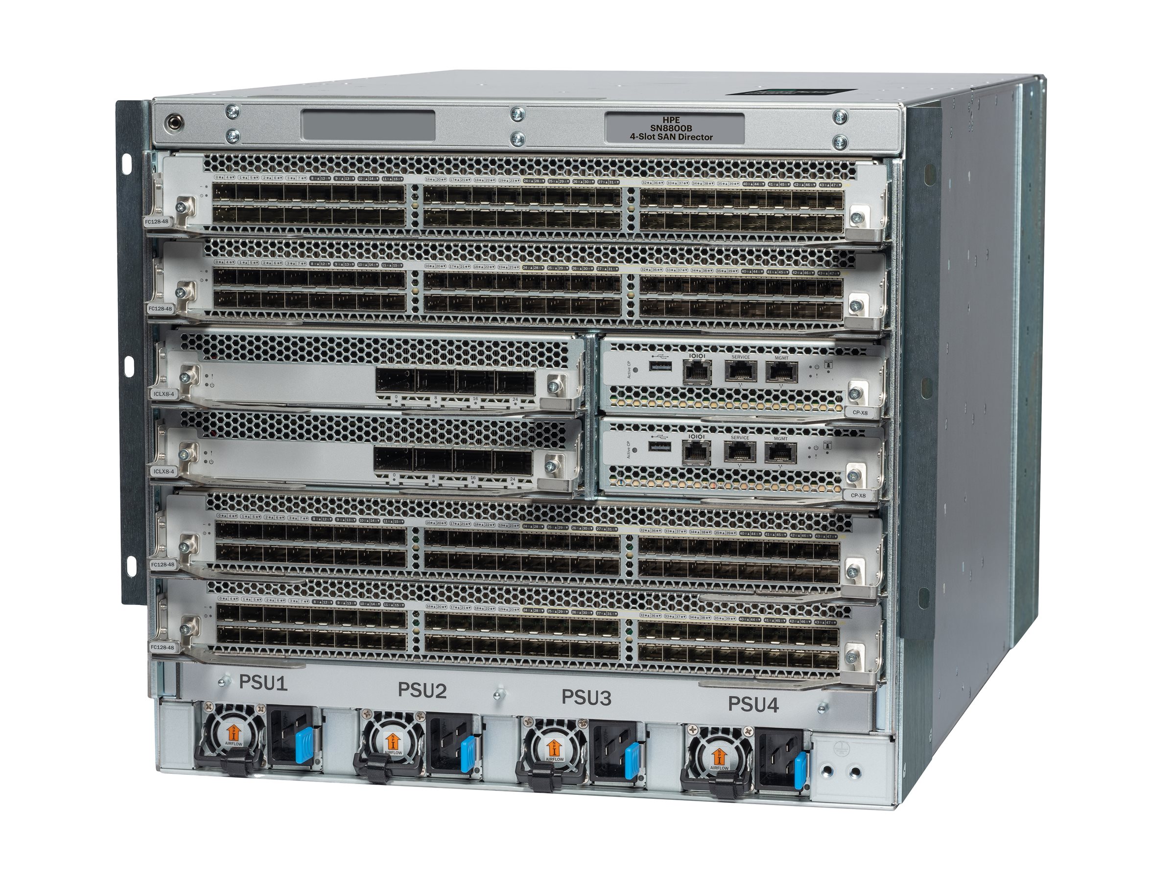HPE SN8800B 4-Slot SAN Director - B-Series - Switch