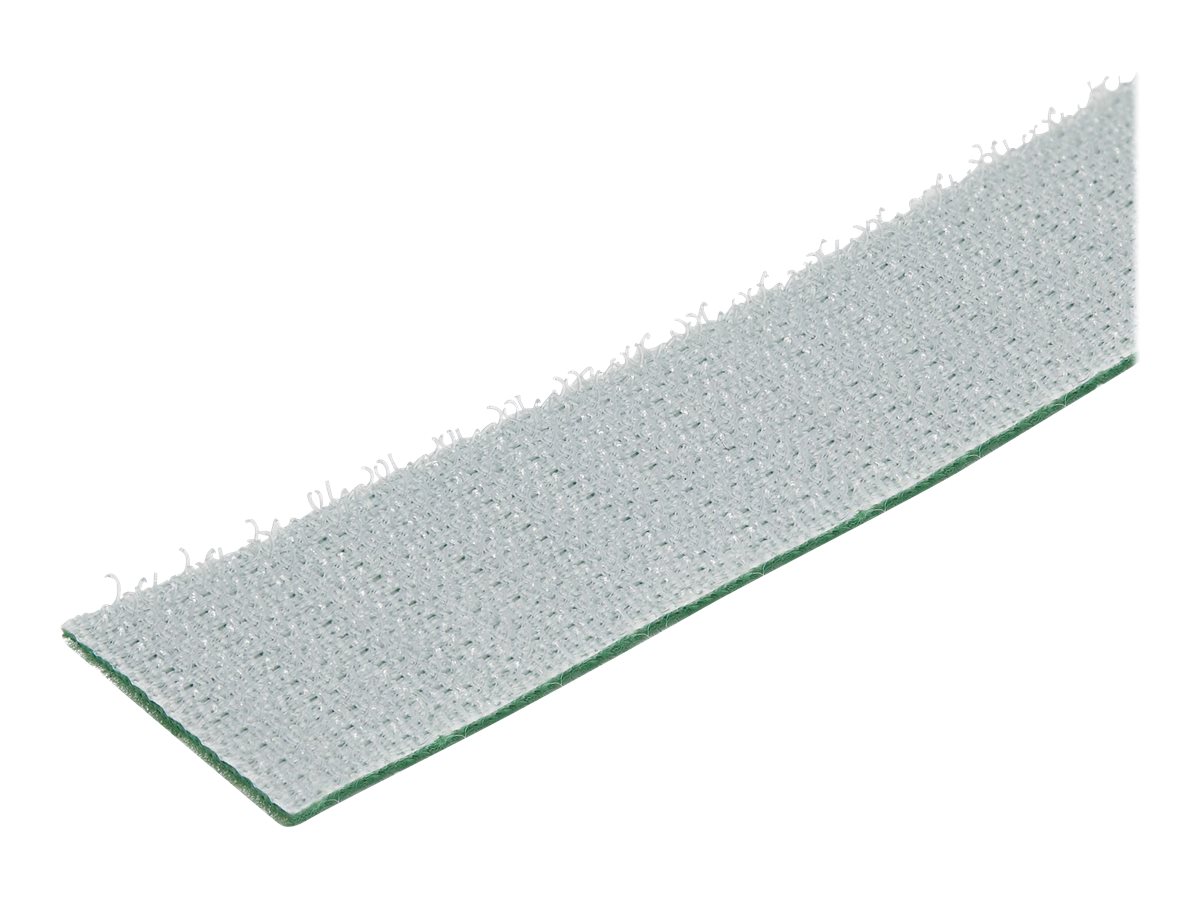 StarTech.com HKLP50GN Klettkabelbinder (15m frei zuschneidbar & wiederverwendbar) grün
