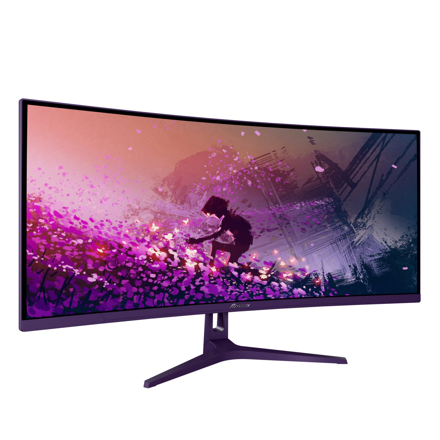 Arozzi TFT Nova curved lila - Flachbildschirm (TFT/LCD) - 86,4 cm (34), Ansicht 2