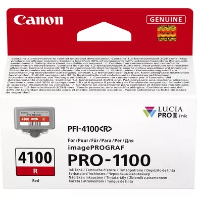 Canon PFI-4100 R - 80 ml - Rot - original - Hängebox, Ansicht 2