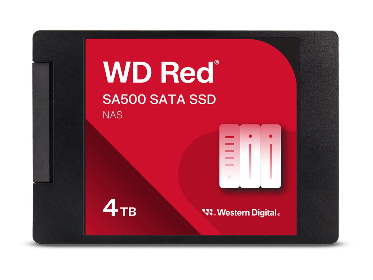 WD Red SA500 WDS400T2R0A-68CKB0 - SSD - 4 TB - intern - 2.5" (6.4 cm)