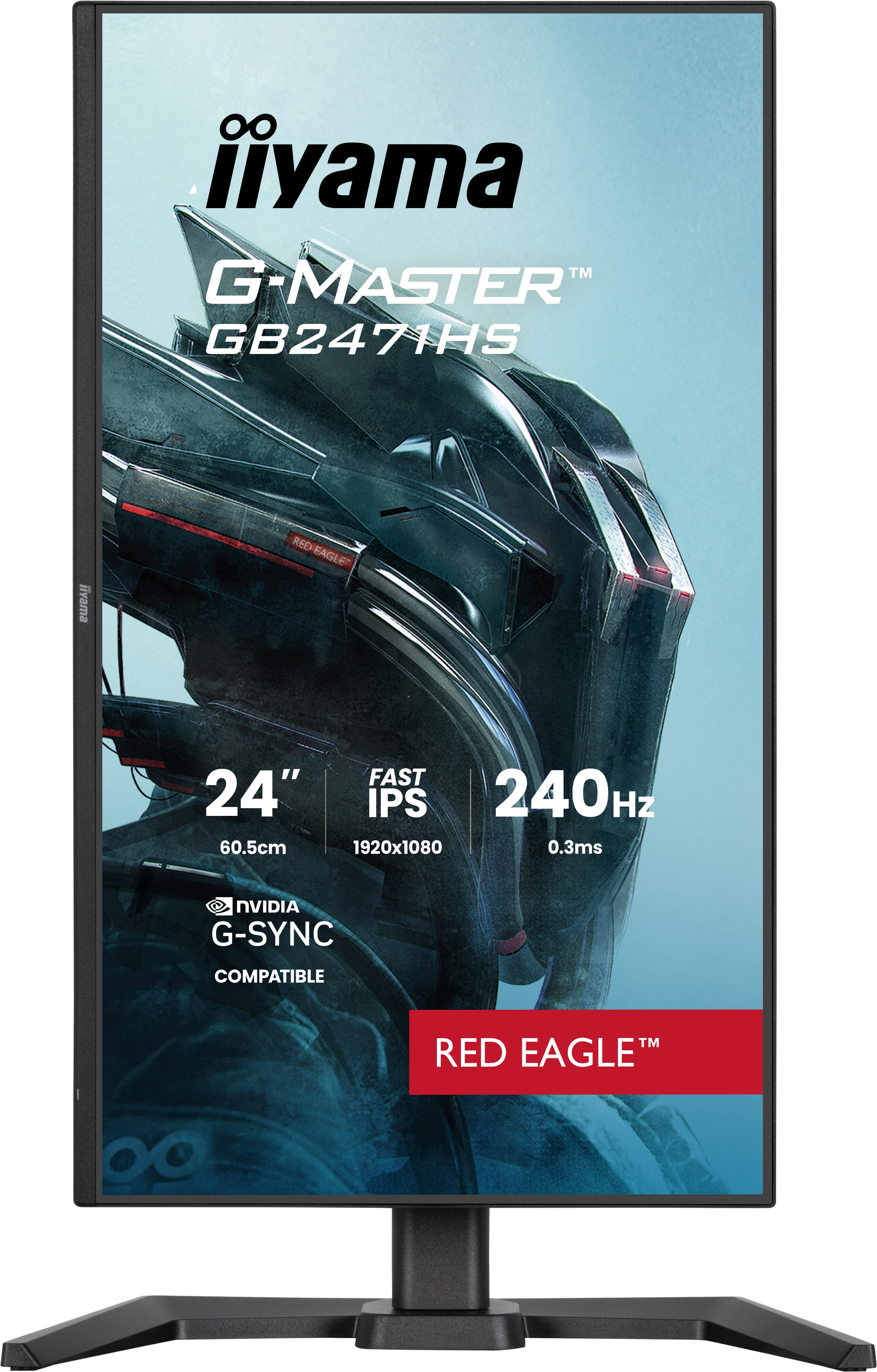 Iiyama G-MASTER Red Eagle GB2471HS-B1 - LED-Monitor - Gaming - 61 cm (24), Ansicht 2