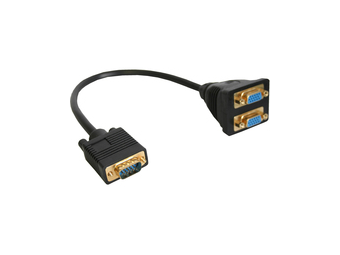 InLine VGA-Splitter - HD-15 (VGA) (M) zu HD-15 (VGA)