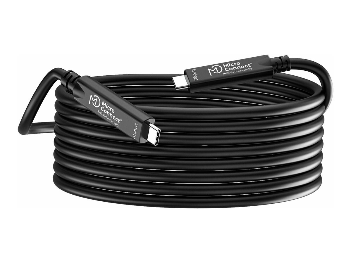 MicroConnect USB-C to cable Premium fiber Bidirectional. - Kabel - Digital/Daten, Ansicht 4