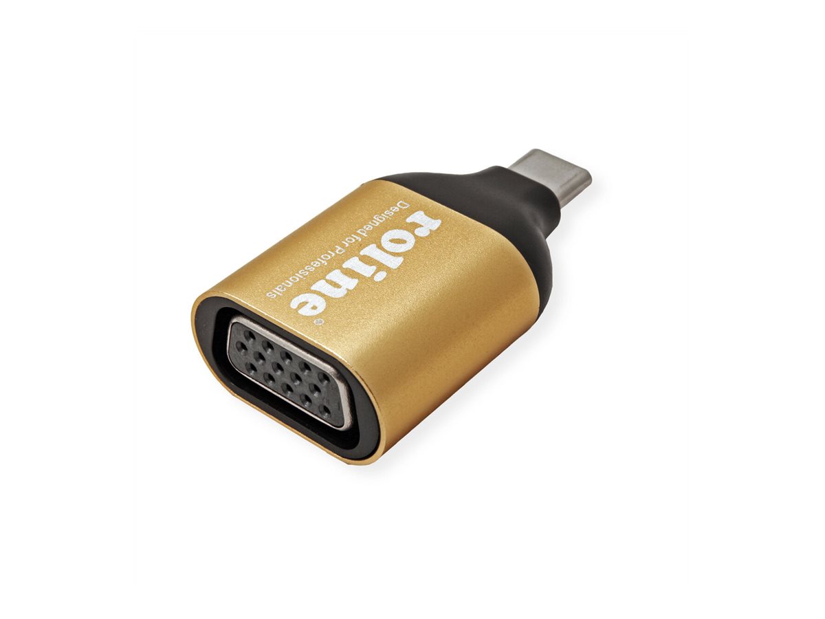 ROLINE Gold - USB-Adapter - USB-C (M) zu HD-15 (VGA)