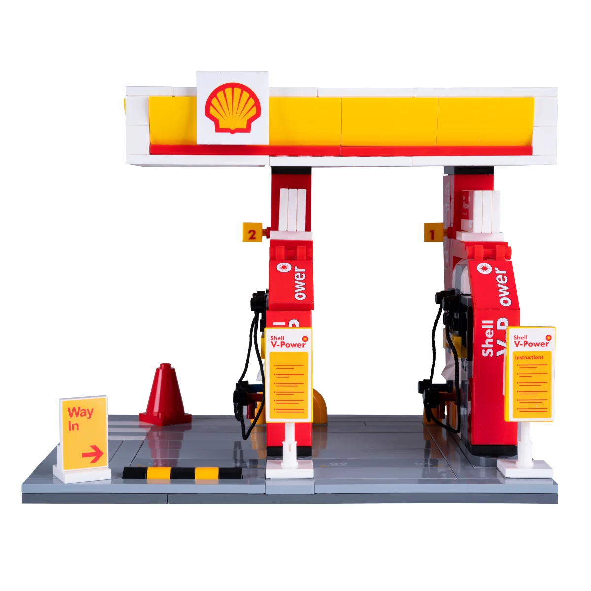 JAMARA CaDA Shell Tankstelle Bricks 8+, Ansicht 3