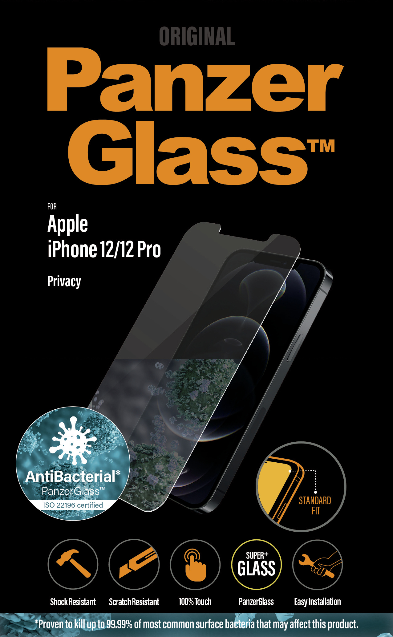 PanzerGlass Standard Fit - Bildschirmschutz für Handy, Ansicht 3