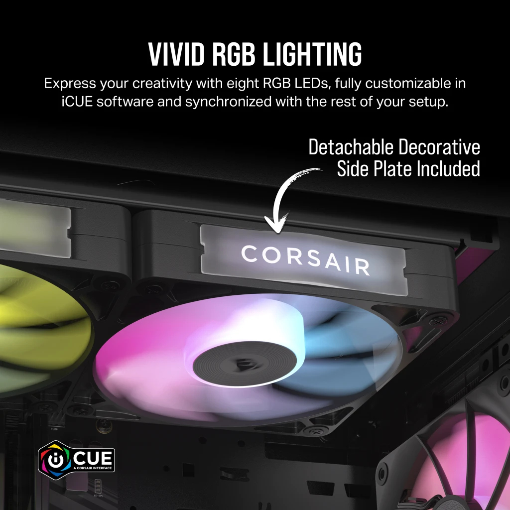 Corsair RX RGB Series iCUE LINK RX140 140mm Fan Single, Ansicht 4