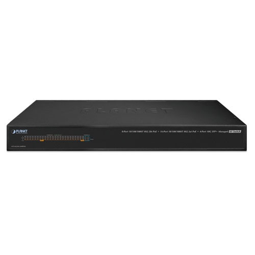 Planet PoE Managed AV Switch AVS-4210-24HP4X - Switch - 0,1 Gbps, Ansicht 2