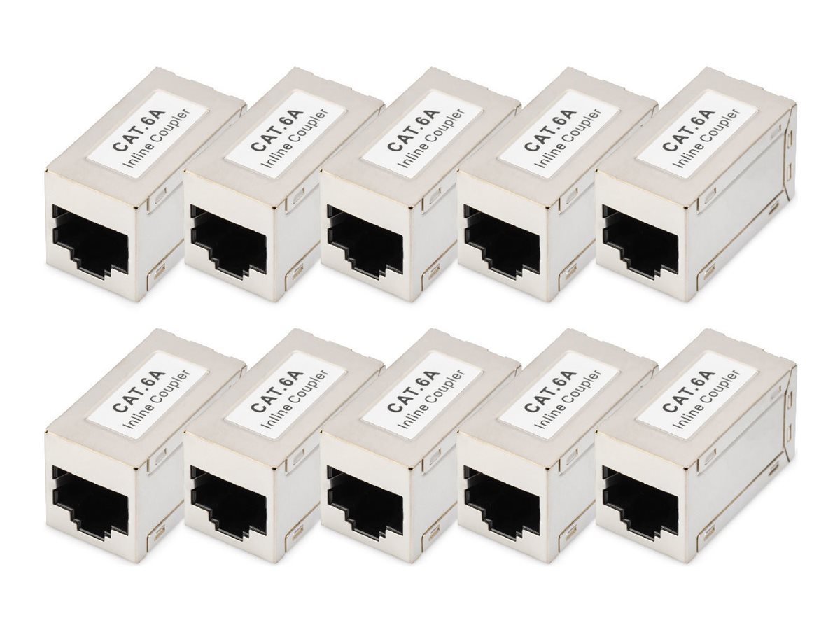 CAT6E CLASS D RJ45 MOD COUP 10X