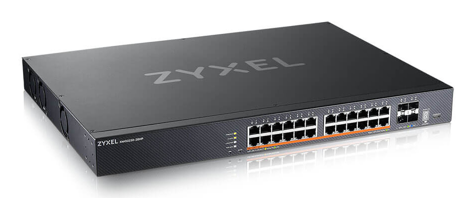 ZyXEL XMG2230-28HP Layer 3 Access Switch PoE++ - Switch - 200 Gbps, Ansicht 2