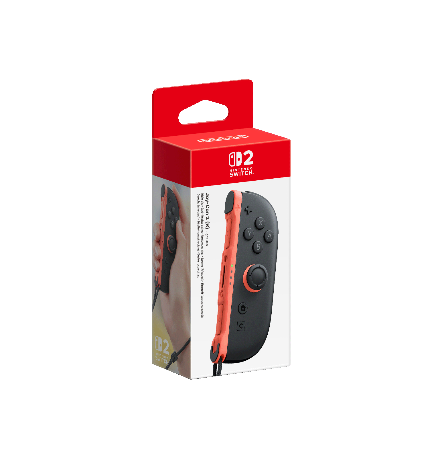 Nintendo Joy-Con 2 R hellrot Switch 2 - Gamepad - Bluetooth, Ansicht 2
