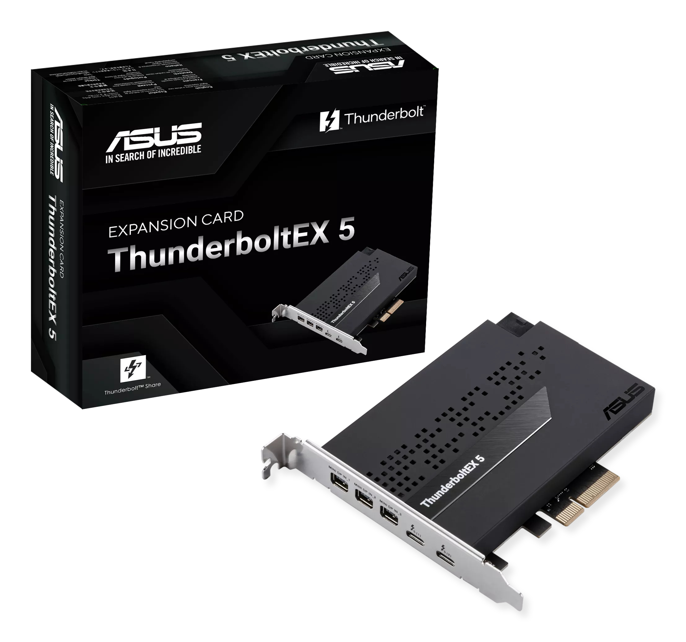 ASUS ThunderboltEX 5 - Thunderbolt-Adapter - PCIe 4.0 x4, Ansicht 3