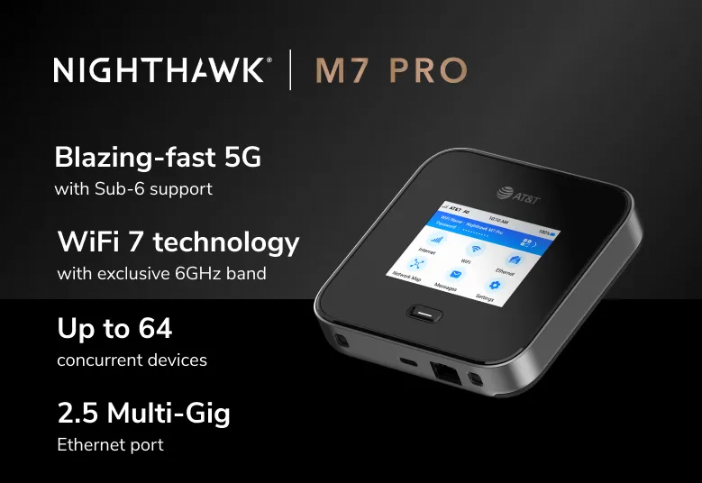 Netgear Nighthawk M7 Pro 5G Wi-Fi 7, Ansicht 2