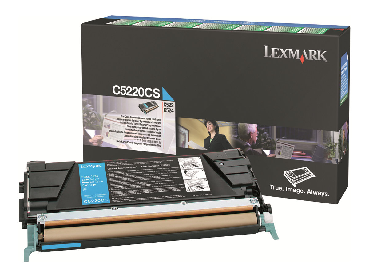 Lexmark Cyan - Original - Tonerpatrone LRP (C5220CS)