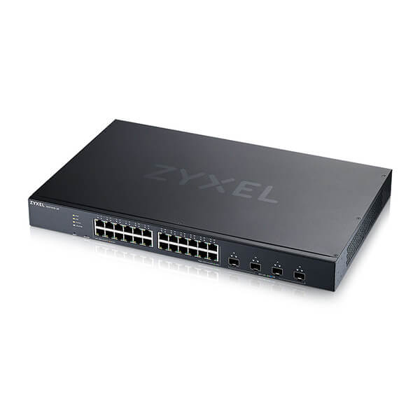 ZyXEL XGS1935-28 28 Port Smart Managed Switch24x Gigabit Copper and 4x 10G SFP+ hybrid, Ansicht 2