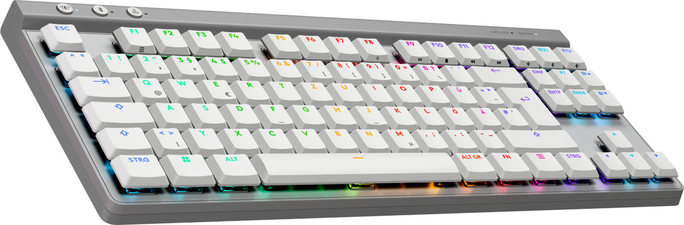 Logitech G G515 - Tastatur - LIGHTSPEED - TKL - TL: Deutsch, QWERTZ, Ansicht 3