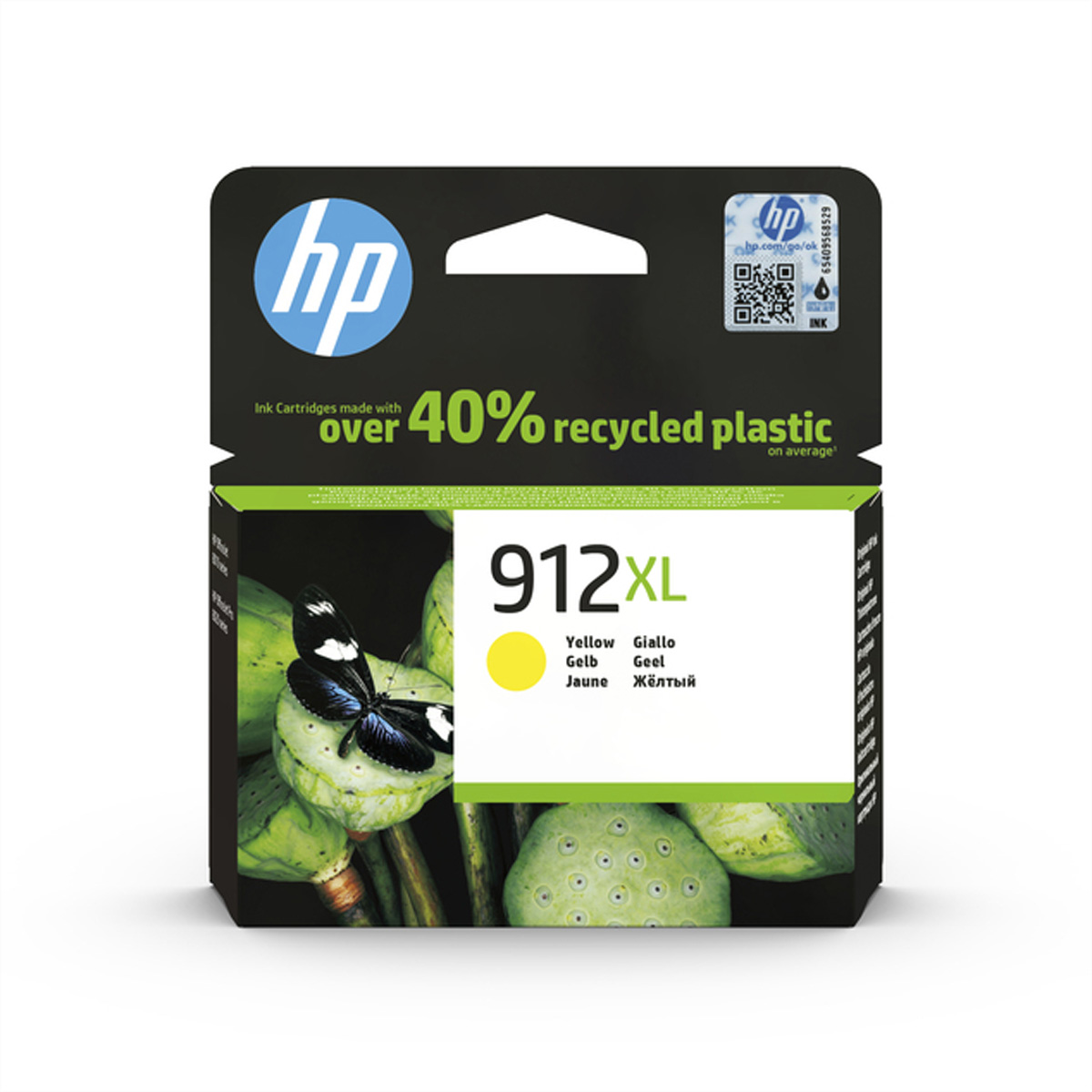HP 912XL Gelb Original Druckerpatrone mit hoher Reichweite - Hohe (XL-) Ausbeute - Tinte auf Pigmentbasis - 9,9 ml - 825 Seiten - 825 Seiten - 1 Stück(e)