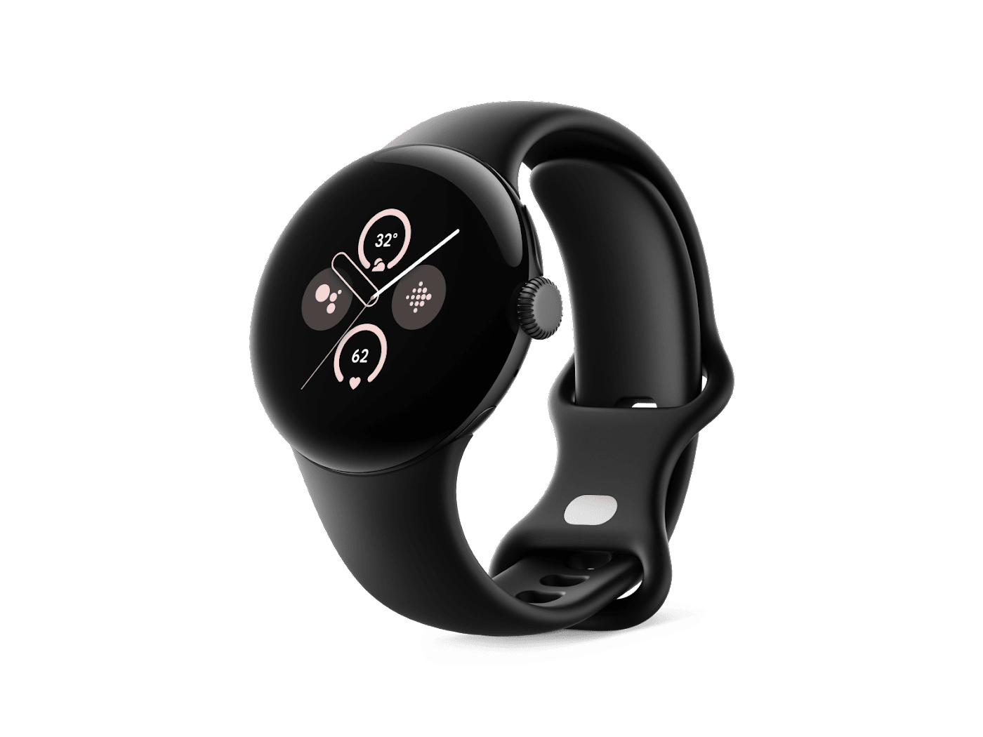 Google Pixel Watch 2 - Aluminium mattschwarz, Ansicht 2