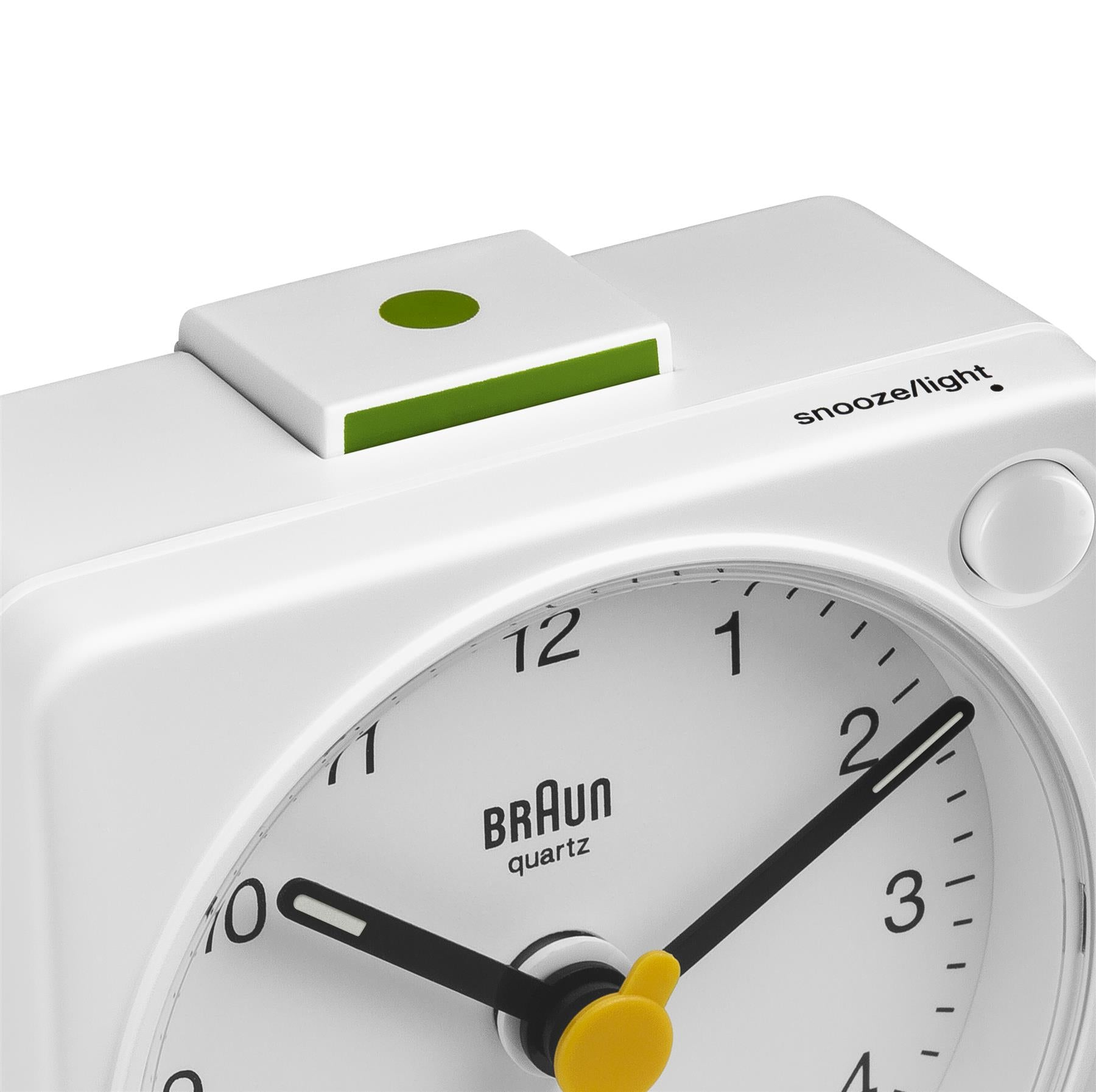 Braun BC02XW - Quarzwecker - Rechteck - Weiß - Analog - Akku - AA, Ansicht 2
