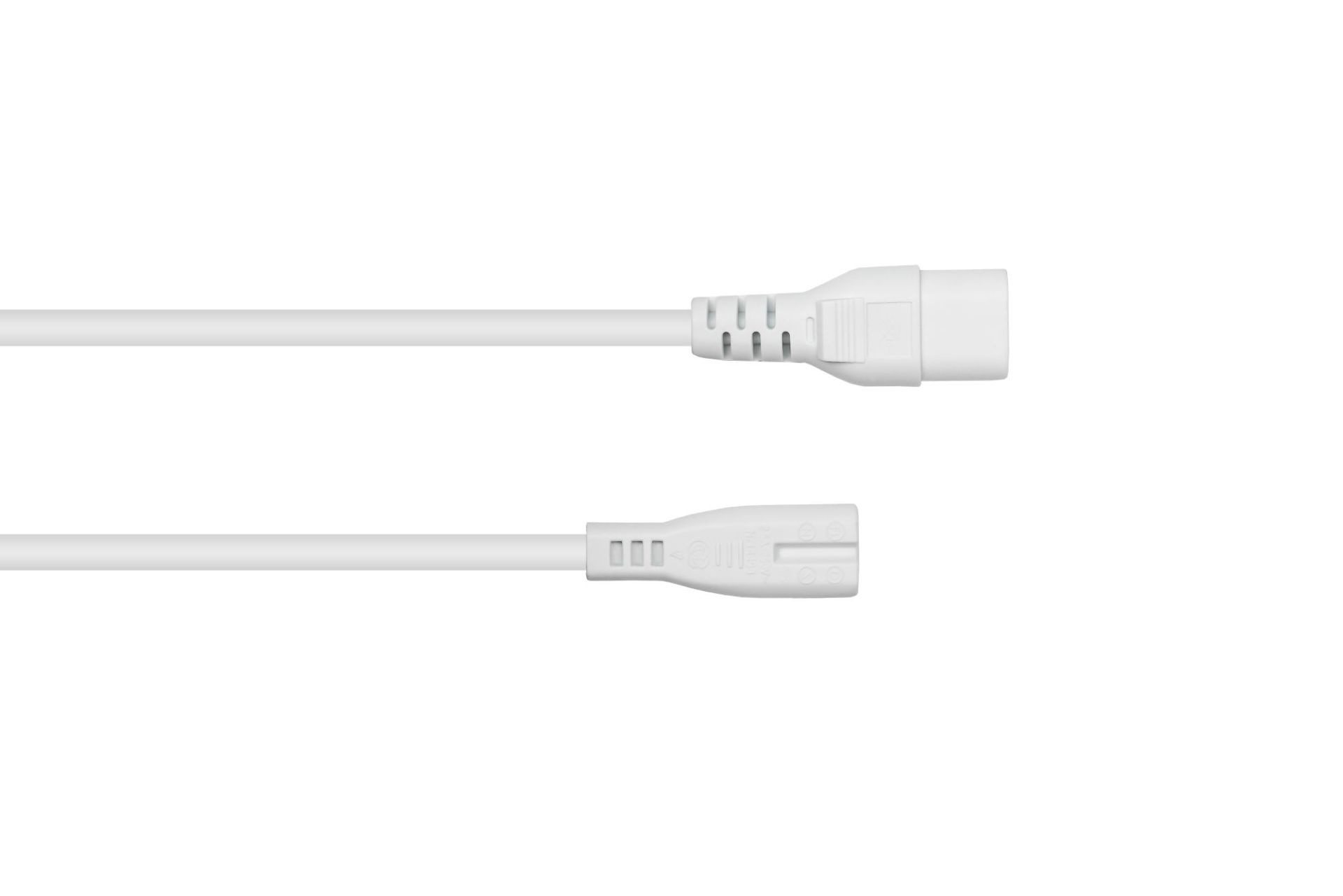kabelmeister Euro-Verlaeng. Stecker C8 an C7 weiss - Kabel - Verlängerungskabel, Ansicht 2
