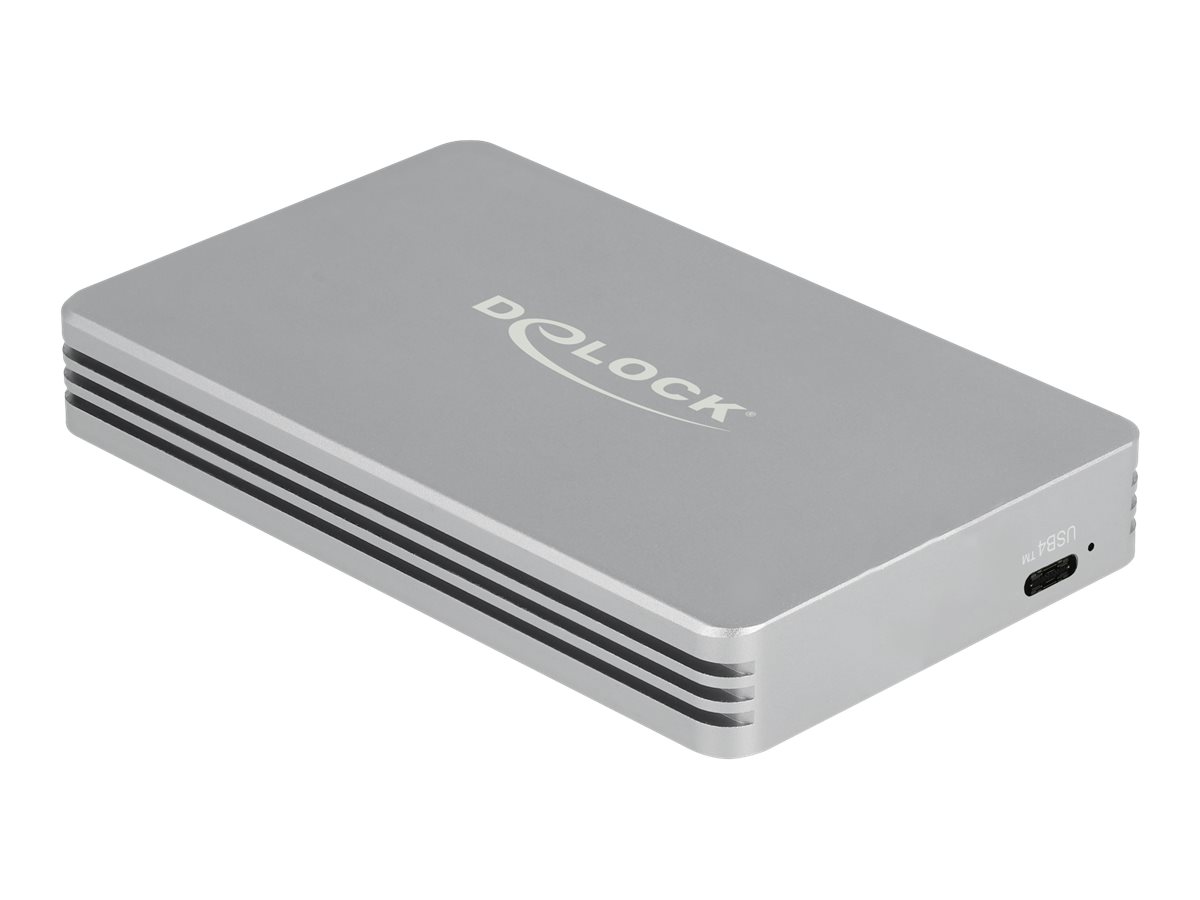 Delock USB4 40 Gbps Gehäuse für 1xM.2 NVMe SSD-werkzeugfrei (42018)