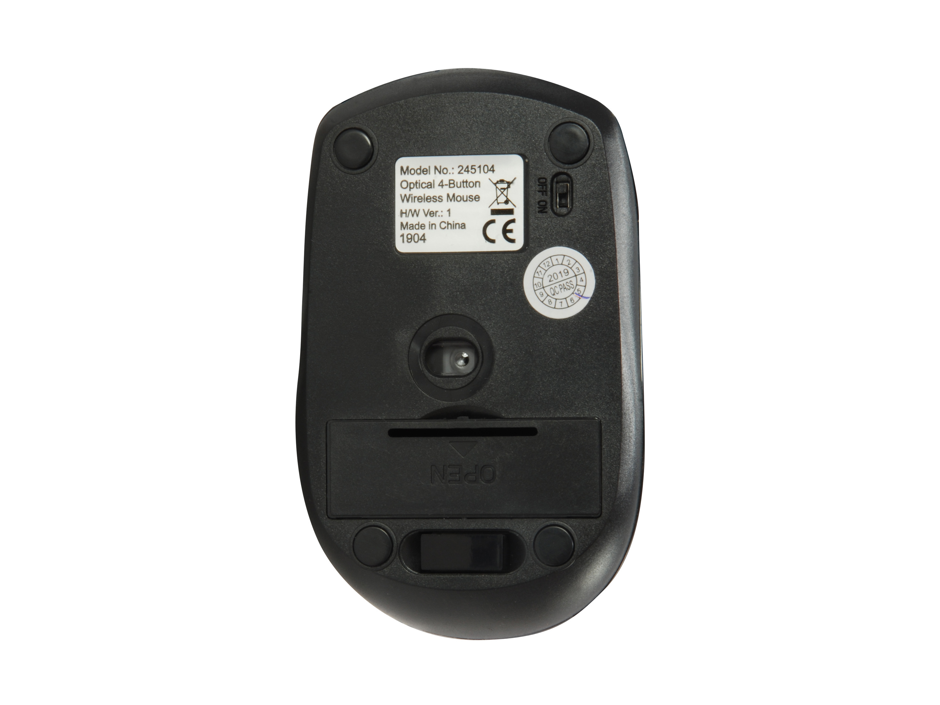 Equip Travel - Maus - rechts- und linkshändig - optisch - 4 Tasten - kabellos - 2.4 GHz - kabelloser Empfänger (USB), Ansicht 4