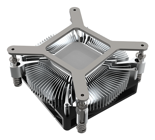 Dynatron Z60 - Prozessor-Luftkühler - (für: LGA1851, LGA1700), Ansicht 2