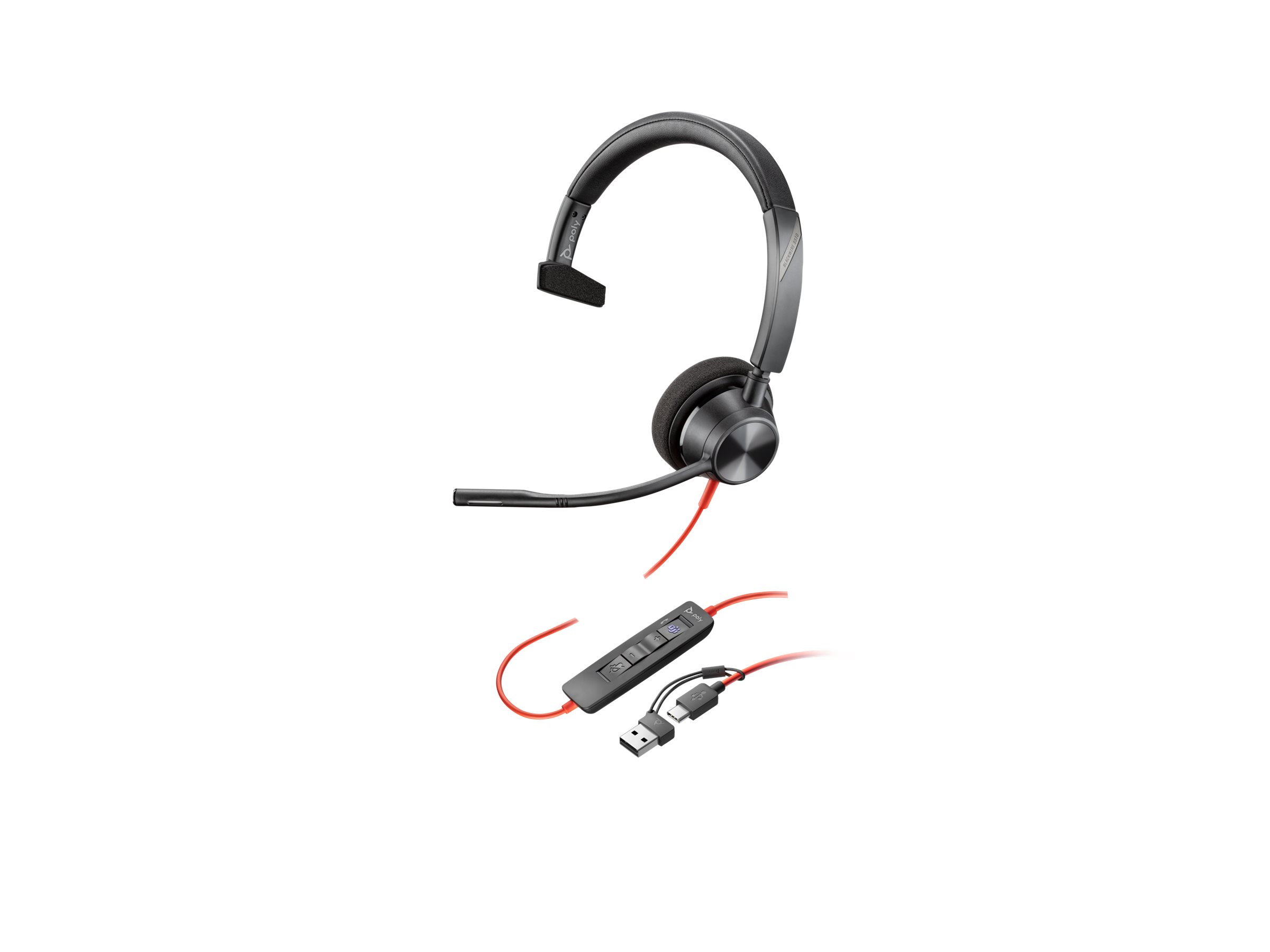 HP Poly Blackwire 3310 - Blackwire 3300 series - Headset, Ansicht 3