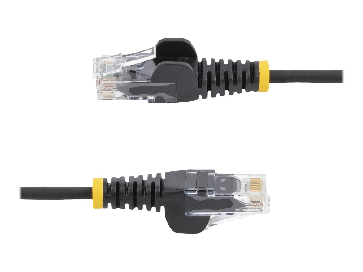 StarTech.com 3 m Cat6-Kabel - Schlank - Snagless RJ45-Anschlüsse - Schwarz
