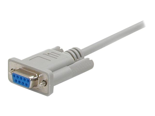StarTech.com 3m gekreuztes DB9 auf DB25 Seriell Nullmodemkabel - Bu/St - 9 polig Nullmodem Kabel - Nullmodemkabel - DB-9 (W)
