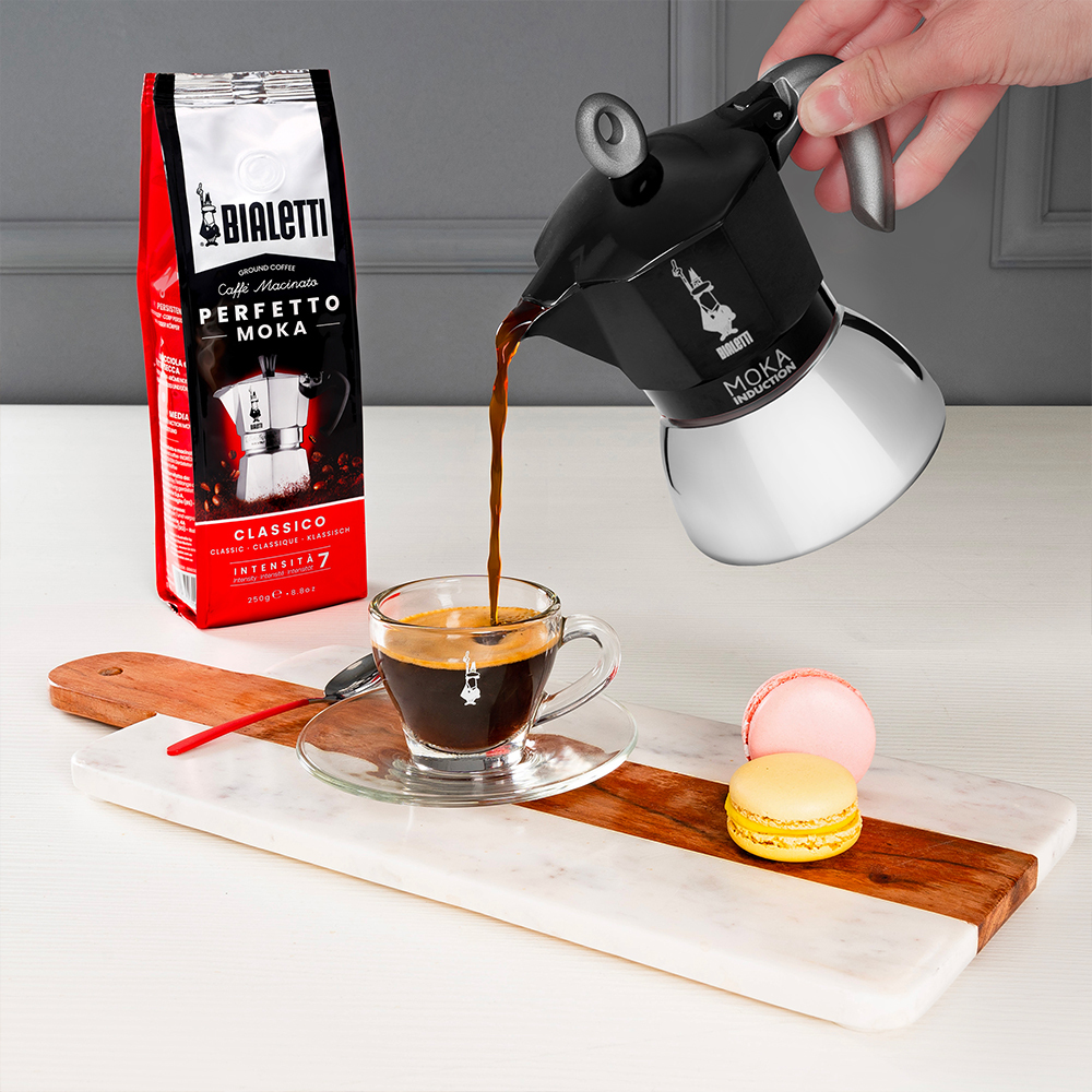 Bialetti Moka Induction - Kaffeemaschine - Schwarz, Ansicht 2