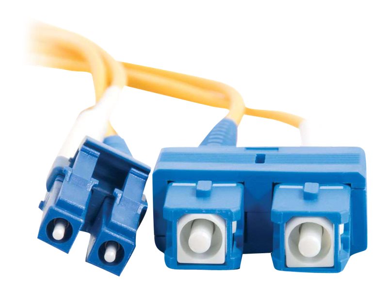 C2G LC-SC 9/125 OS1 Duplex Singlemode PVC Fiber Optic Cable (LSZH), Ansicht 3