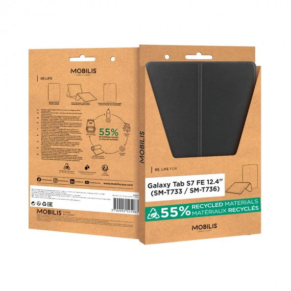 Mobilis 068006 - Flip case - Samsung - Galaxy Tab S7 FE - 31,5 cm (12.4), Ansicht 3