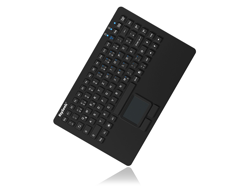 KeySonic KSK-5230IN Industrie Tastatur - USB - Touchpad - schwarz - wasserdicht IP68 - TL: Schweiz, QWERTZ, Ansicht 4