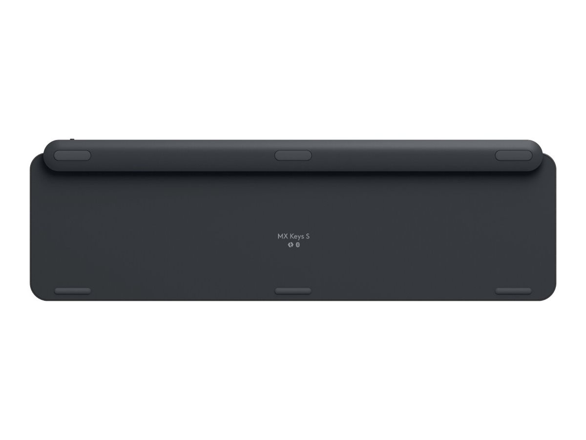 Logitech MX Keys S - Tastatur - hinterleuchtet - kabellos - Bluetooth LE - QWERTY - Nordisch (DänischFinnischNorwegischSchwedisch)