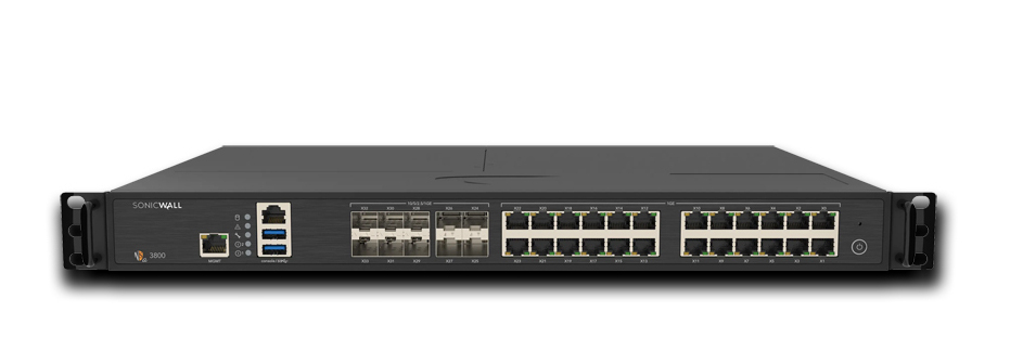 SonicWALL Gen 8 NSa Series 3800 - Sicherheitsgerät - 10GbE, 5GbE - 1U - SonicWALL Secure Upgrade Plus Advanced Edition, Ansicht 3