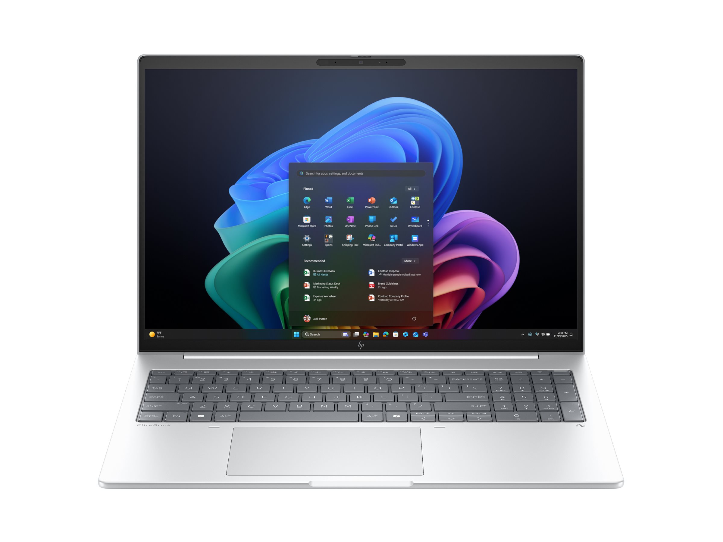 HP EliteBook 8 G1i Notebook Next Gen AI - 174-Grad-Scharnierdesign - Intel Core Ultra 7 258V - Win 11 Pro - Intel Arc Graphics 140V - 32 GB RAM - 1 TB SSD NVMe - 40.6 cm (16")
